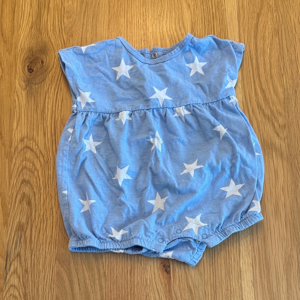 Primary Blue Star Diaper Cover